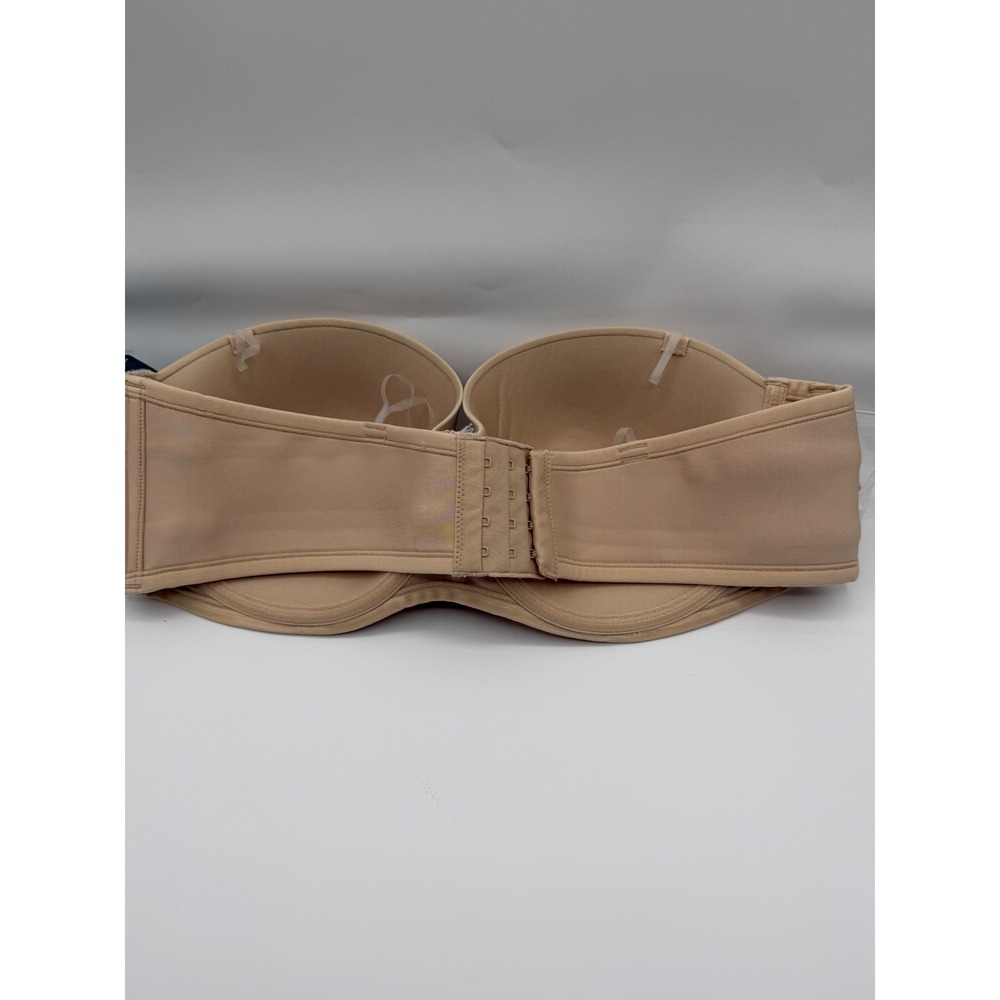 Vanity Fair Beauty Back Strapless Bra Women 42C Rose Beige 5-way Convertible NEW - Picture 5 of 7